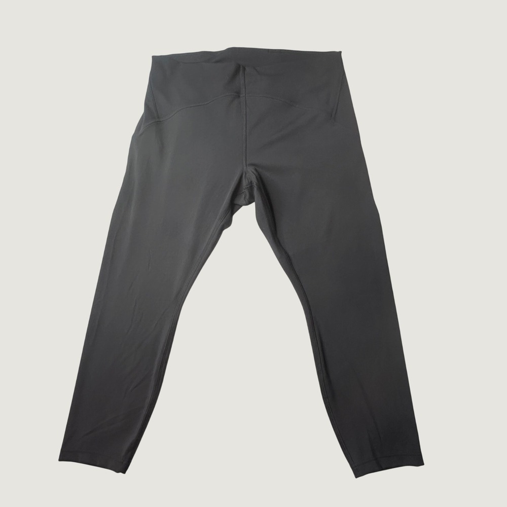Lululemon Leggings Womens 18 Black High Rise Athletic Stretch Workout Gym